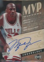 2006 Upper Deck Chronology MVP Winners Autograph #MVPMJ Michael Jordan Basketball Card