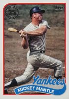 2024 Topps 1989 Topps Baseball #89B2-21 Mickey Mantle Baseball Card