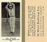 1916 Weil Baking Co. #184 Ed Walsh Baseball Card