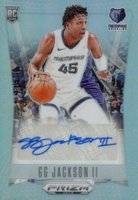 2023 Panini Prizm Deca Signatures #DSGGJ GG Jackson II Silver Prizm Basketball Card