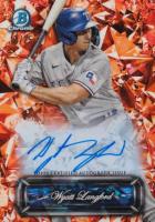 2024 Bowman Sapphire Edition Sapphire Selections Autographs #WL Wyatt Langford Orange Baseball Card