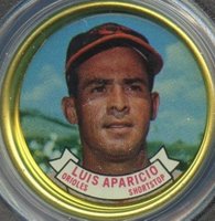 1964 Topps Coins #31 Luis Aparicio Baseball Card