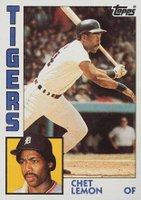1984 Topps #611 Chet Lemon Baseball Card