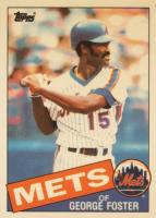 1985 Topps Tiffany #170 George Foster Baseball Card