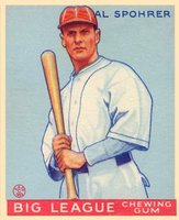 1933 Goudey #161 Al Spohrer Baseball Card
