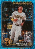 2024 Topps Update #US169 Jackson Merrill Blue Holo Foilboard Baseball Card