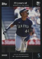 2022 Topps MLB Rookie of the Year 75th Anniversary #61 Julio Rodriguez Baseball Card