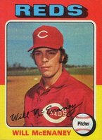 1975 Topps #481 Will McEnaney Baseball Card
