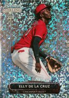 2022 Bowman Sterling #BSP69 Elly de La Cruz Mini Diamond Refractor Baseball Card