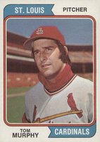 1974 Topps #496 Tom Murphy Baseball Card