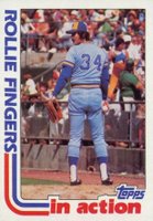 1982 Topps #586 Rollie Fingers In Action Baseball Card