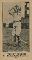 1916 Famous & Barr Co. #13 Chief Bender Baseball Card