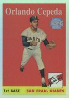 2001 Topps Archives Reserve #16 Orlando Cepeda 1958 Topps Reprint Baseball Card