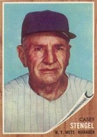 1962 Topps #29 Casey Stengel Baseball Card