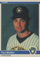 1984 Fleer #207 Paul Molitor Baseball Card