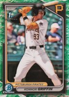 2024 Bowman Draft #BDC22 Konnor Griffin Chrome-Lunar Glow Refractor Baseball Card