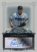 2006 Bowman Sterling Prospects  #BSPEL Evan Longoria Autograph Baseball Card