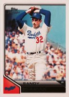2011 Topps Lineage #1 Sandy Koufax Baseball Card