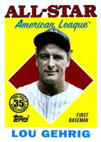 2023 Topps 1988 Topps All-Star Baseball #88AS27 Lou Gehrig Baseball Card