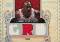 2008 Upper Deck Premier Premier Remnants Triple #PR3JO Michael Jordan Position Basketball Card