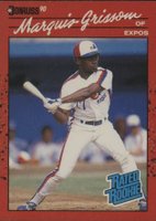 1990 Donruss #36 Marquis Grissom Baseball Card