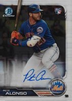 2019 Bowman Lucky Autograph Redemption #LR-PA Pete Alonso Baseball Card