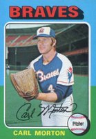 1975 Topps Mini #237 Carl Morton Baseball Card