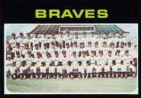 1971 Topps #652 Atlanta Braves Team Baseball Card