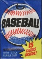 1980 Topps #WP Wax Pack Baseball Card