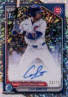 2024 Bowman Draft Chrome Prospect Autographs #CPACS Cam Smith Sparkle Refractor Baseball Card