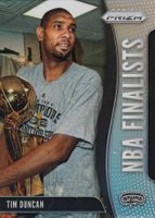 2019 Panini Prizm NBA Finalist  #5 Tim Duncan Silver Prizm Basketball Card