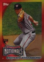 2010 Topps Red Hot Rookies Redemption #RHR8 Stephen Strasburg Baseball Card