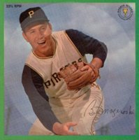 1964 Auravision Records # Bill Mazeroski Baseball Card
