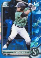 2022 Bowman Sapphire Edition Chrome Prospects #BCP118 Jonatan Clase Baseball Card