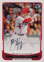 2012 Bowman Lucky Redemption #L3-BH Bryce Harper Autograph Baseball Card