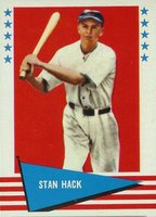 1961 Fleer #110 Stan Hack Baseball Card