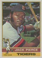 1976 Topps #162 Jack Pierce Baseball Card