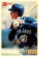 1993 Bowman #27 Shawn Green Baseball Card