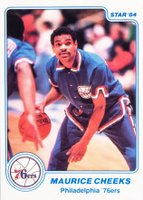 1983 Star #2 Maurice Cheeks Basketball Card