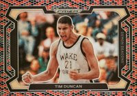 2024 Panini Prizm Draft Picks #63 Tim Duncan Variation-Snakeskin Prizm Basketball Card