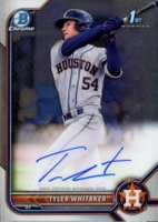 2022 Bowman Chrome Prospect Autographs #CPATW Tyler Whitaker Baseball Card
