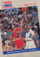 1993 Upper Deck #187 NBA Playoffs Basketball Card