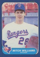 1986 Fleer Update #U-127 Mitch Williams Baseball Card