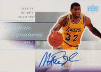 2003 Ultimate Collection Ultimate Signatures #MA-A Magic Johnson Basketball Card
