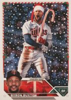 2023 Topps Holiday #H49 Byron Buxton SP Baseball Card