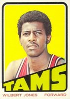 1972 Topps #193 Wilbert Jones Basketball Card