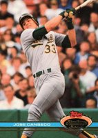 1991 Stadium Club #155 Jose Canseco Baseball Card