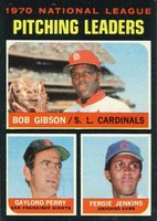 1971 Topps #70 N.L. Pitching Leaders Baseball Card
