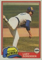 1981 Topps #379 Lary Sorensen Baseball Card