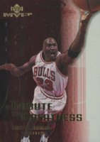 2003 Upper Deck MVP A Tribute to Greatness #MJ1 Michael Jordan Basketball Card